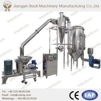 Balto piparu smalkā pulvera dzirnaviņas